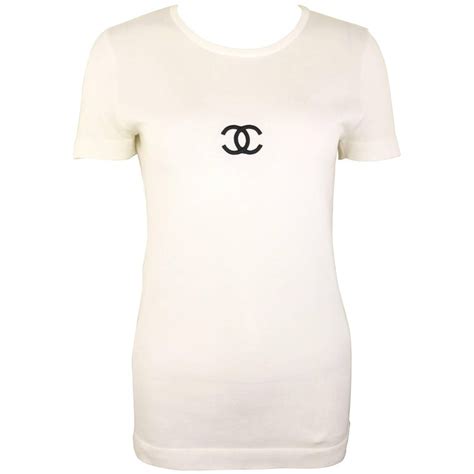 t-shirt chanel blanc|Altro.